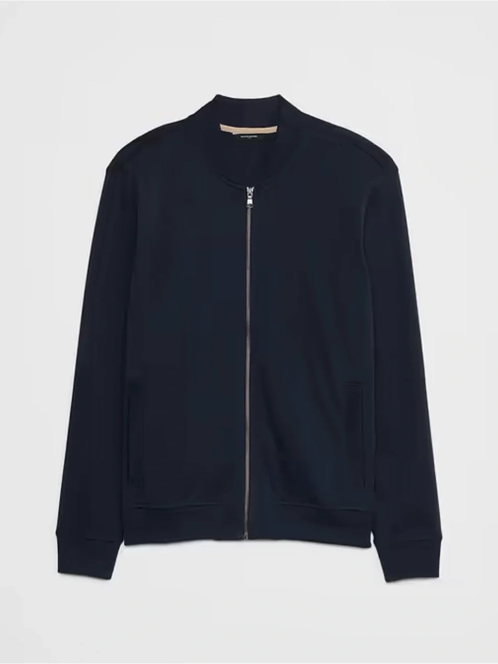 NWT Banana Republic Bomber Jacket Navy Men’s Large Luxe Touch Performance
